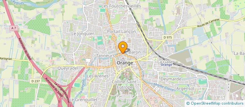 localisation de l'entreprise SCI FRANC  ORANGE
