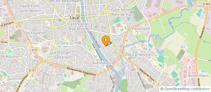 localisation de l'entreprise SCI FRANC ISA à LAVAL
