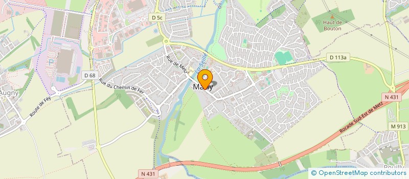 localisation de l'entreprise SCI FRANCA  MARLY