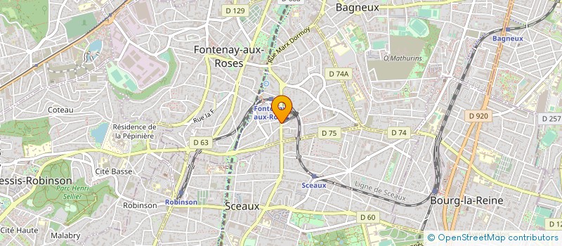 localisation de l'entreprise SCI FRANCAIS MAURY à FONTENAY-AUX-ROSES