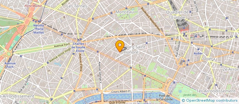 localisation de l'entreprise SCI FRANCAISE DE LA PIERRE PLATE  PARIS