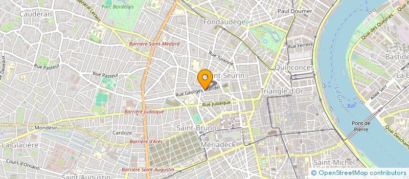 localisation de l'entreprise SCI FRANCAL  BORDEAUX