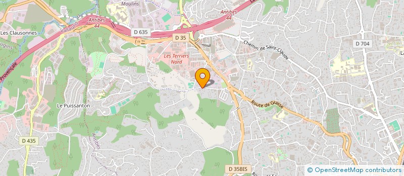 localisation de l'entreprise SCI FRANCANNA à ANTIBES