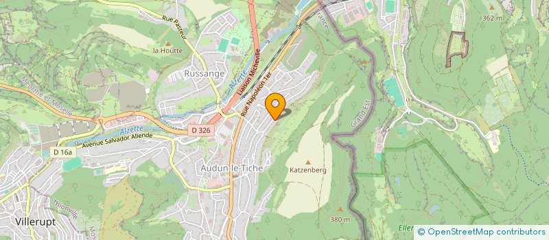 localisation de l'entreprise SCI FRANCBOIS à AUDUN-LE-TICHE