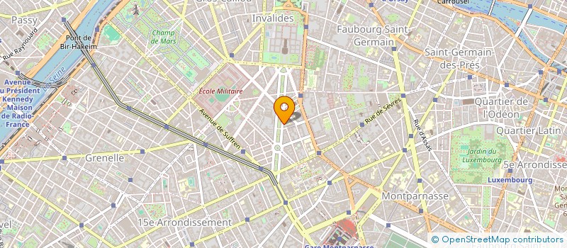 localisation de l'entreprise SCI FRANCE 1969  PARIS