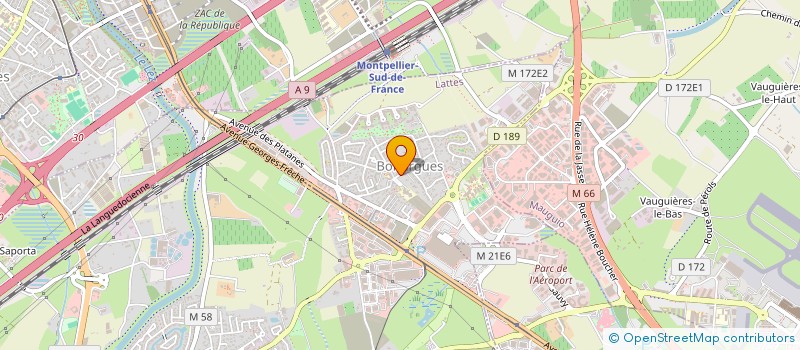 localisation de l'entreprise SCI FRANCE 2000 à LATTES