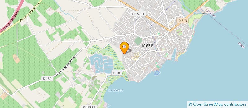 localisation de l'entreprise SCI FRANCE à MEZE
