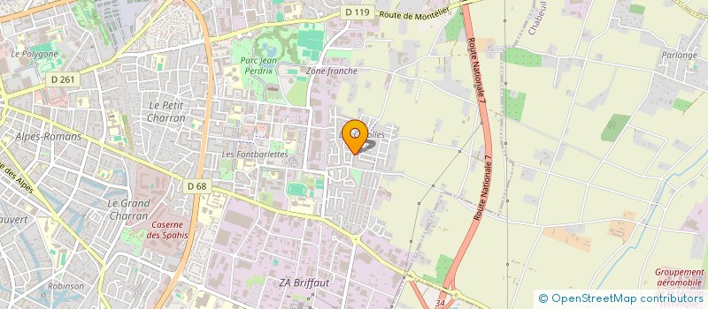 localisation de l'entreprise SCI FRANCE à VALENCE