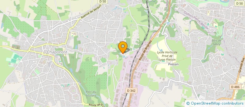 localisation de l'entreprise SCI FRANCE  CHAPONOST