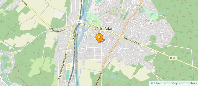 localisation de l'entreprise SCI FRANCE ALU  L'ISLE-ADAM