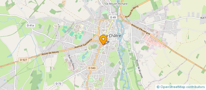localisation de l'entreprise SCI FRANCE BERRY à LA CHATRE