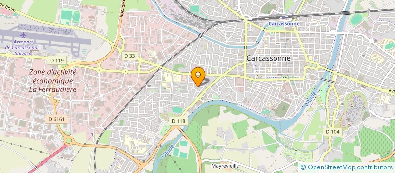 localisation de l'entreprise SCI FRANCE ENTRETIEN IMMO à CARCASSONNE