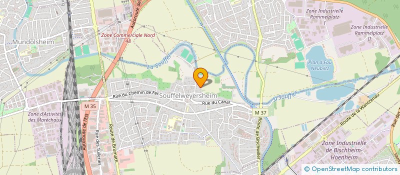 localisation de l'entreprise SCI FRANCE ERIL  SOUFFELWEYERSHEIM
