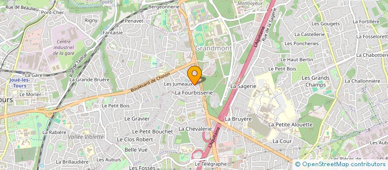 localisation de l'entreprise SCI FRANCE EUROPE  CHAMBRAY-LES-TOURS