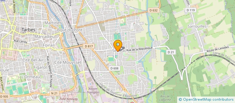 localisation de l'entreprise SCI FRANCE GAELLE  SEMEAC