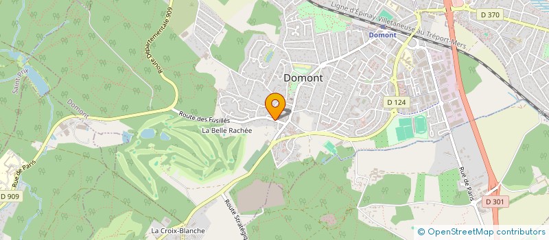 localisation de l'entreprise SCI FRANCE IMMO  DOMONT