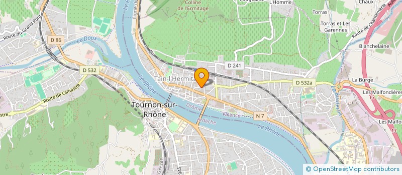 localisation de l'entreprise SCI FRANCE IMMOB  TAIN-L'HERMITAGE