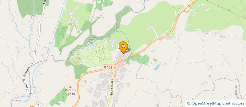 localisation de l'entreprise SCI FRANCE IMMOBILIER  VILLENEUVE-DE-BERG