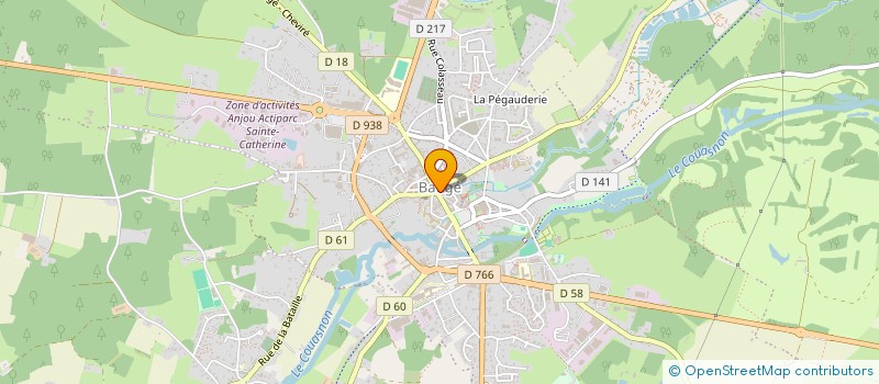 localisation de l'entreprise SCI FRANCE IMMOBILIERE ATLANTIQUE  BAUGE-EN-ANJOU