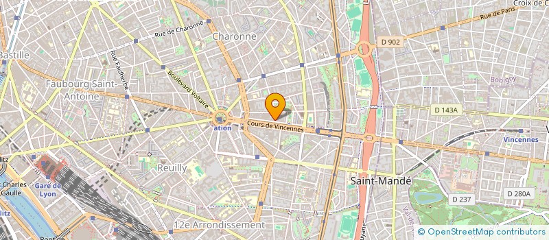 localisation de l'entreprise SCI FRANCE INVEST J&C  PARIS