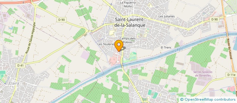 localisation de l'entreprise SCI FRANCE LEROY  SAINT-LAURENT-DE-LA-SALANQUE