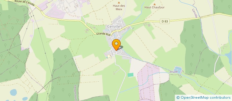 localisation de l'entreprise SCI FRANCE MACENT  CERVILLE