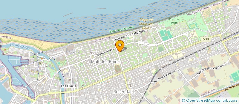 localisation de l'entreprise SCI FRANCE MARIE à DUNKERQUE