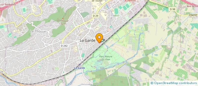 localisation de l'entreprise SCI FRANCE MAURICE à LA GARDE