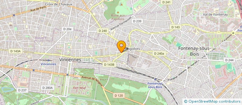 localisation de l'entreprise SCI FRANCE MOTTIER à VINCENNES