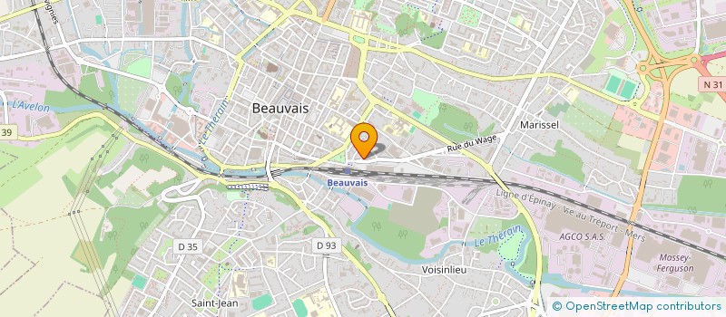 localisation de l'entreprise SCI FRANCE PICARDIE  BEAUVAIS