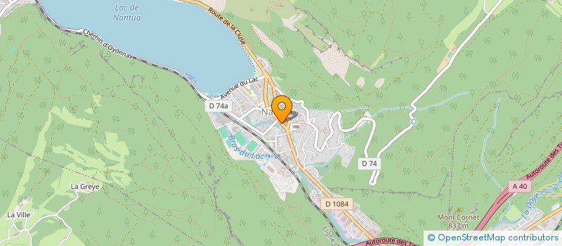 localisation de l'entreprise SCI FRANCE VOLTAIRE à NANTUA