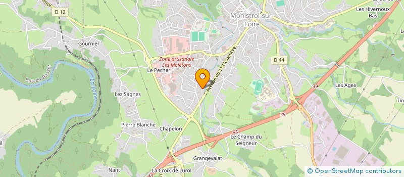 localisation de l'entreprise SCI FRANCECAL  MONISTROL-SUR-LOIRE