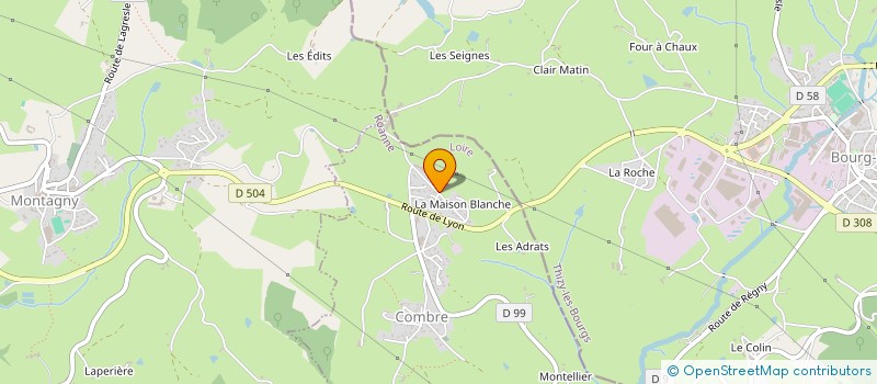 localisation de l'entreprise SCI FRANCEPHIL  COMBRE