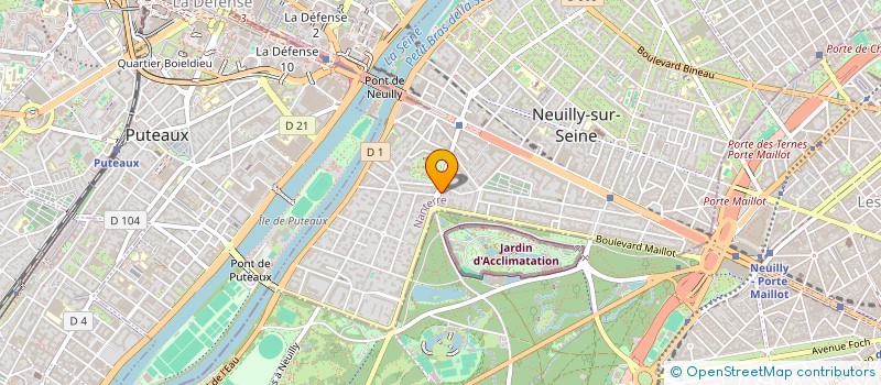 localisation de l'entreprise SCI FRANCES à NEUILLY-SUR-SEINE