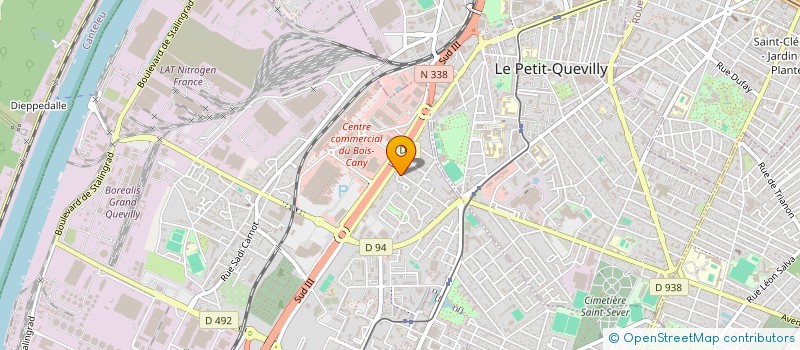 localisation de l'entreprise SCI FRANCESCA MB  LE GRAND-QUEVILLY