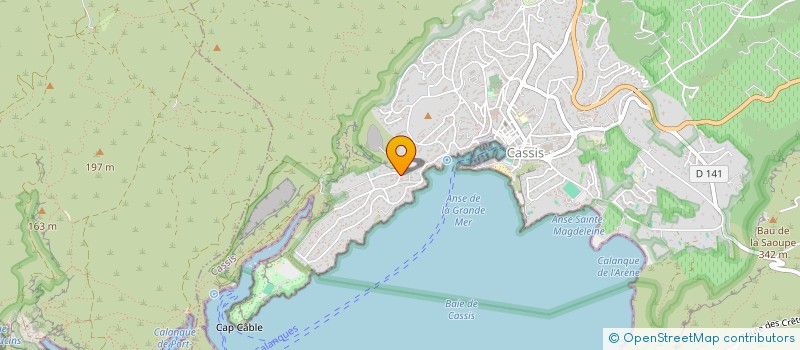 localisation de l'entreprise SCI FRANCESCHI à CASSIS