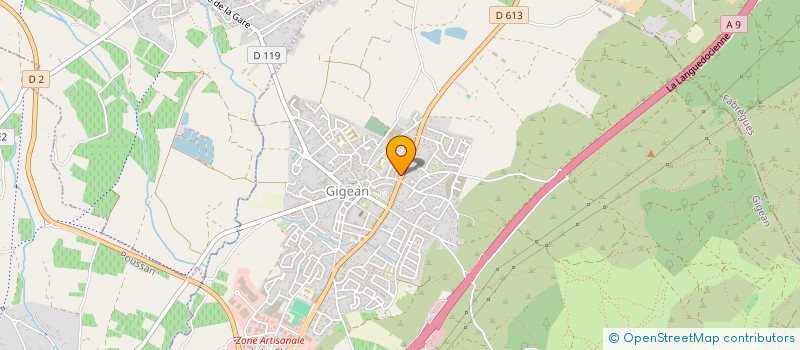 localisation de l'entreprise SCI FRANCESCO  GIGEAN