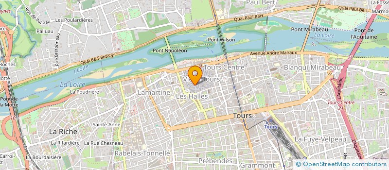 localisation de l'entreprise SCI FRANCETTE  TOURS
