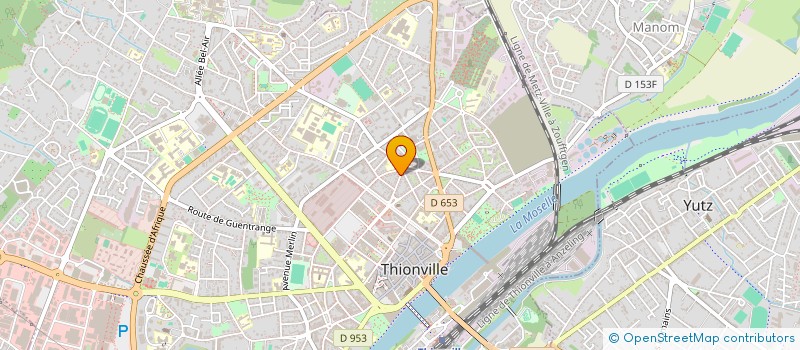localisation de l'entreprise SCI FRANCHAR  THIONVILLE