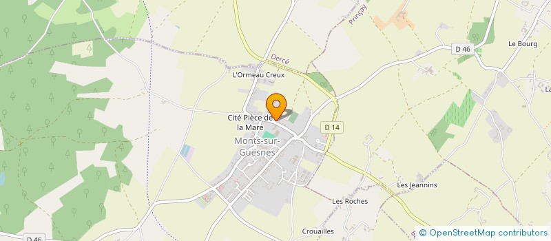 localisation de l'entreprise SCI FRANCHARLES  MONTS-SUR-GUESNES