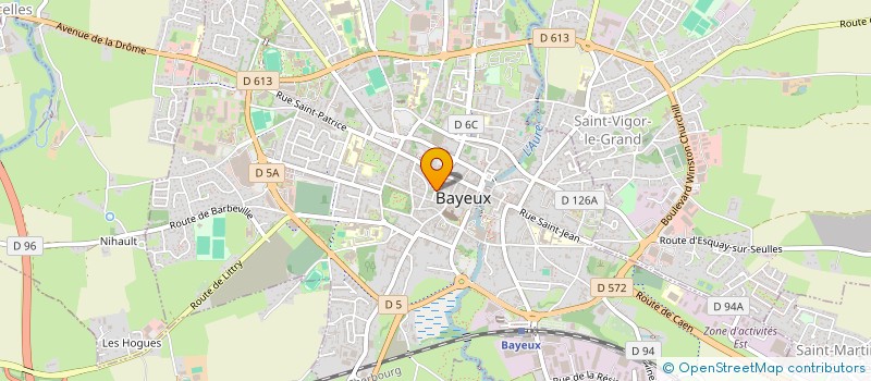 localisation de l'entreprise SCI FRANCHE 14  BAYEUX