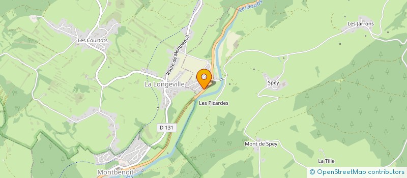 localisation de l'entreprise SCI FRANCHE  VILLE-DU-PONT