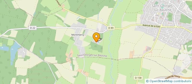 localisation de l'entreprise SCI FRANCHE COMTE  SAINT-GEORGES-SUR-BAULCHE