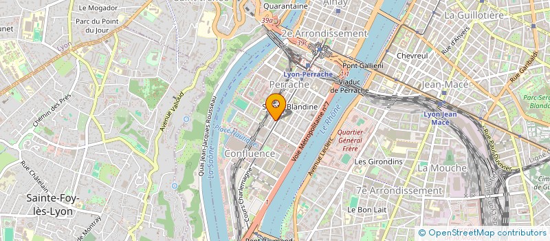 localisation de l'entreprise SCI FRANCHENORD  LYON