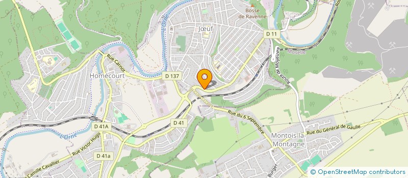 localisation de l'entreprise SCI FRANCHEPRE 134  JUF