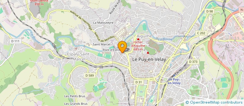 localisation de l'entreprise SCI FRANCHETERRE  LE PUY-EN-VELAY