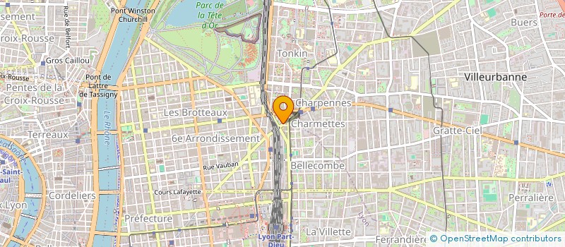 localisation de l'entreprise SCI  FRANCHEVILLAGE  LYON