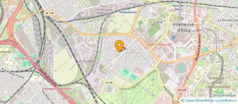 localisation de l'entreprise SCI FRANCHRISPA à LEZENNES