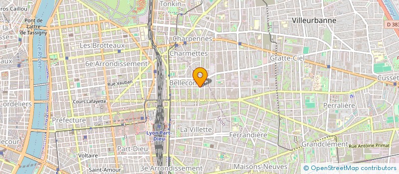 localisation de l'entreprise SCI FRANCIA  LYON