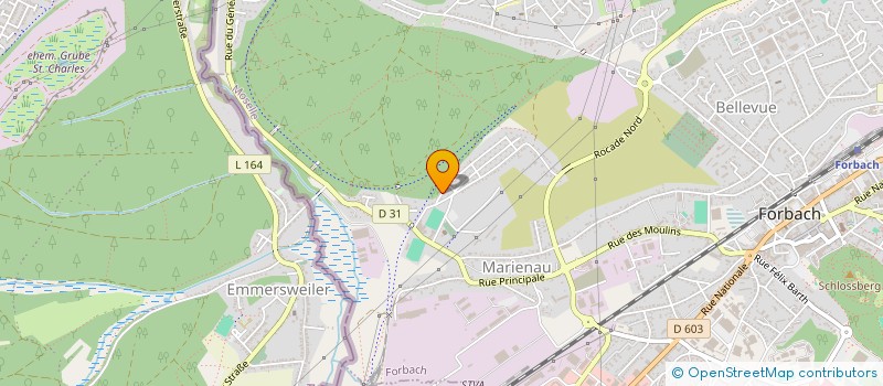 localisation de l'entreprise SCI FRANCIAL  FORBACH